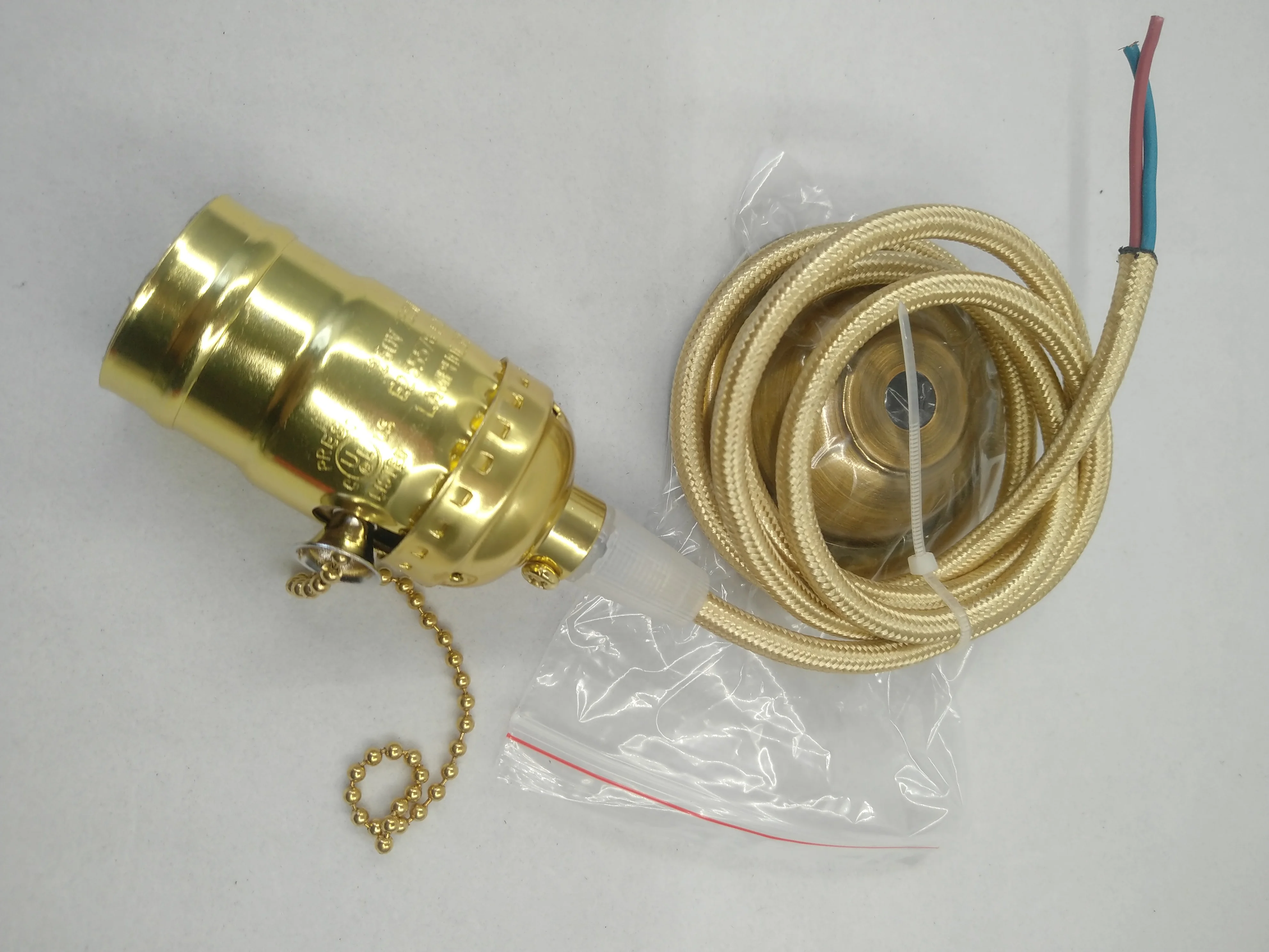 Высококачественная оптовая продажа, люстра E27, адаптер для лампы накаливания, винтажный держатель лампы Эдисона для внутреннего освещения