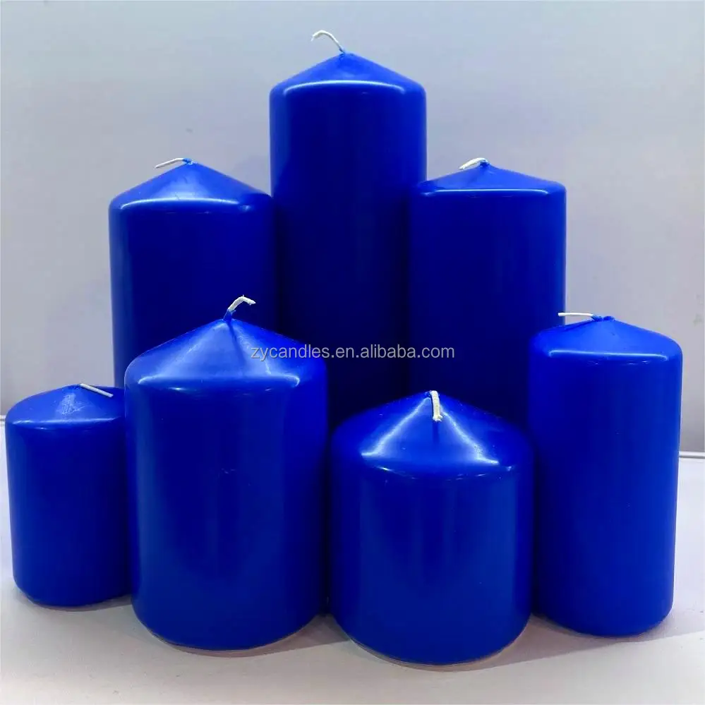 Pillar candle/Church candles/ color pillar candles customized package candle factory price