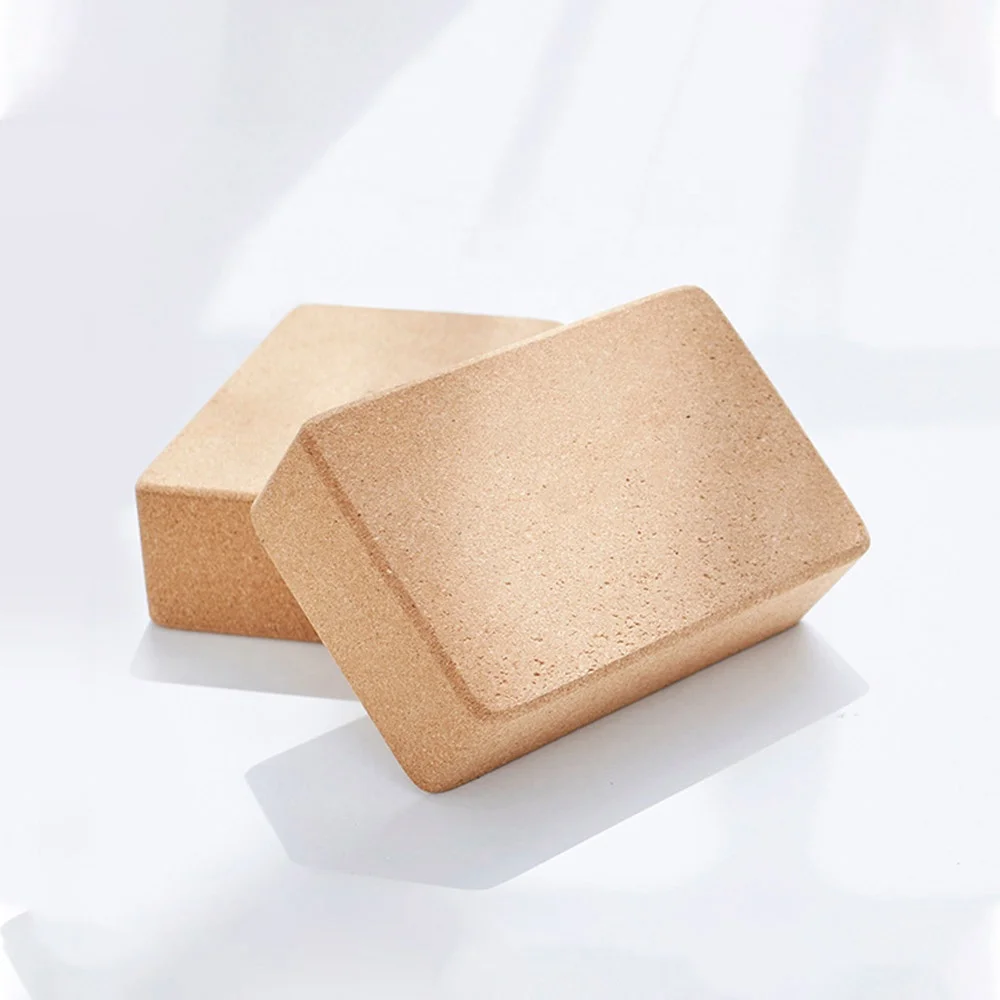 
 NIDI с напечатанным логотипом, натуральный пробковый блок для йоги, экологически чистый нескользящий кирпич для йоги для тренажерного зала, бодибилдинга  