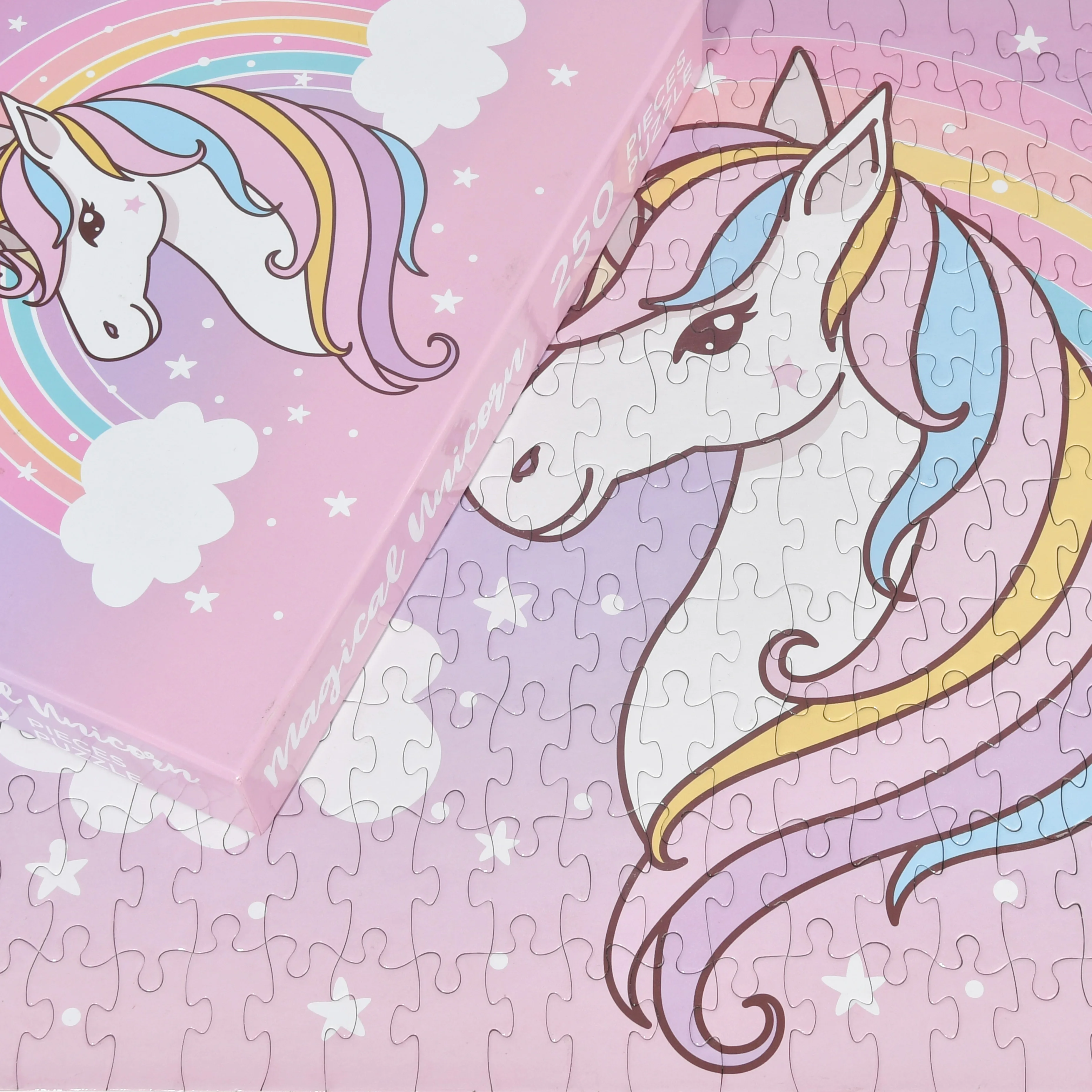Puzzle Factory Hot sale Wholesale Custom 250  500 1000 Piece Diy Kids Toys Unicorn Jigsaw Puzzle