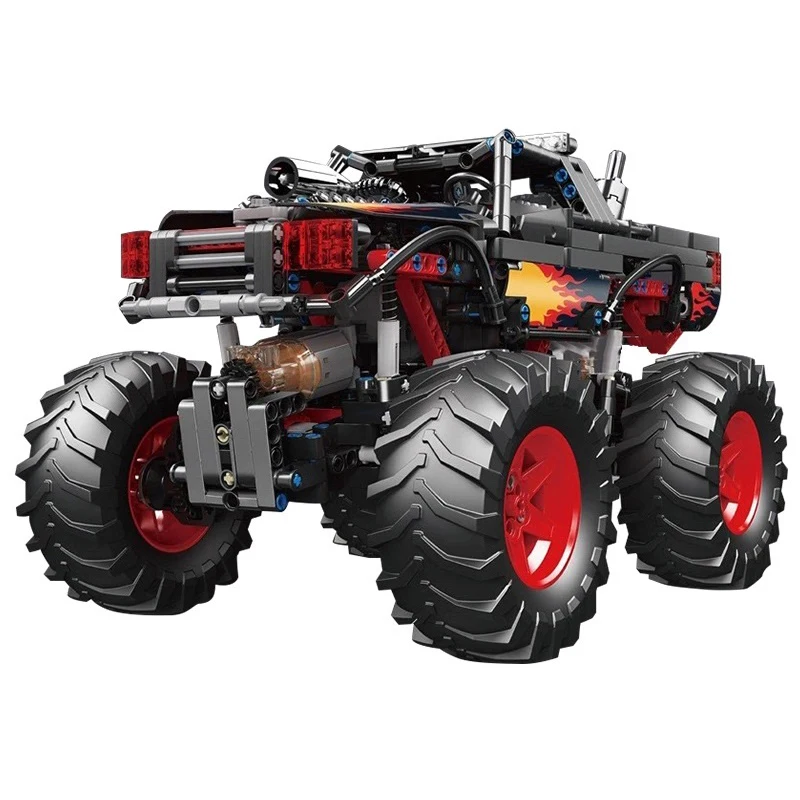 Mould King 18008 City Technical Off-road Electric Remote Control Sports RC Car Buggy Engine Toy Building Block Bricks Racing Car