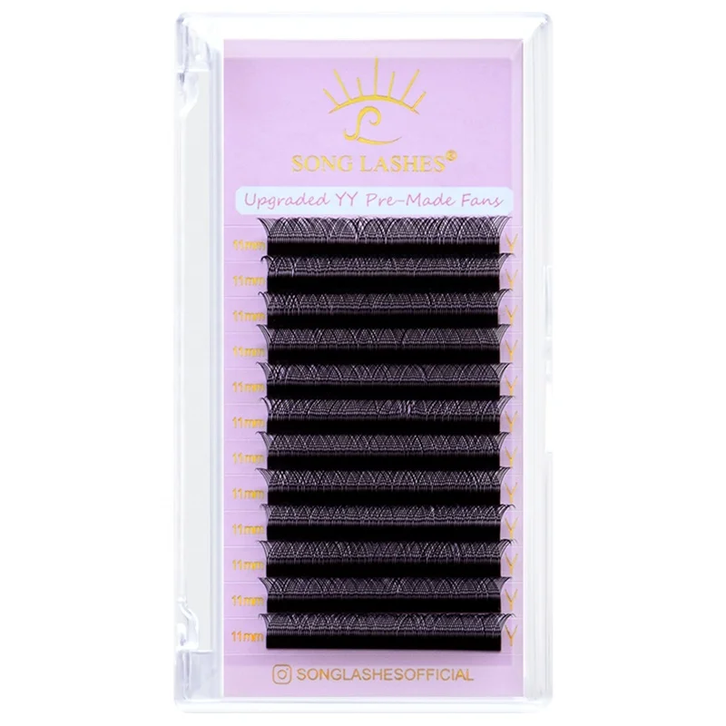 Factory wholesale premade eyelash C D curl extension private label YY eyelash extension