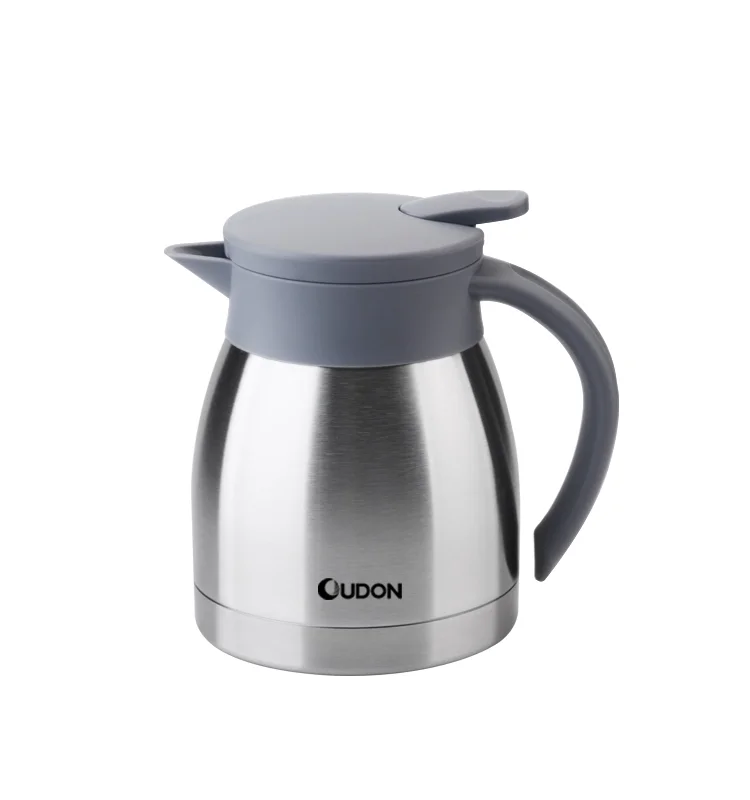 Amazon Hot Sale 5sizes set Coffee Pot Double Wall Stainless Steel Vacuum Insulated Coffee Thermos Hot Water Tea Pot