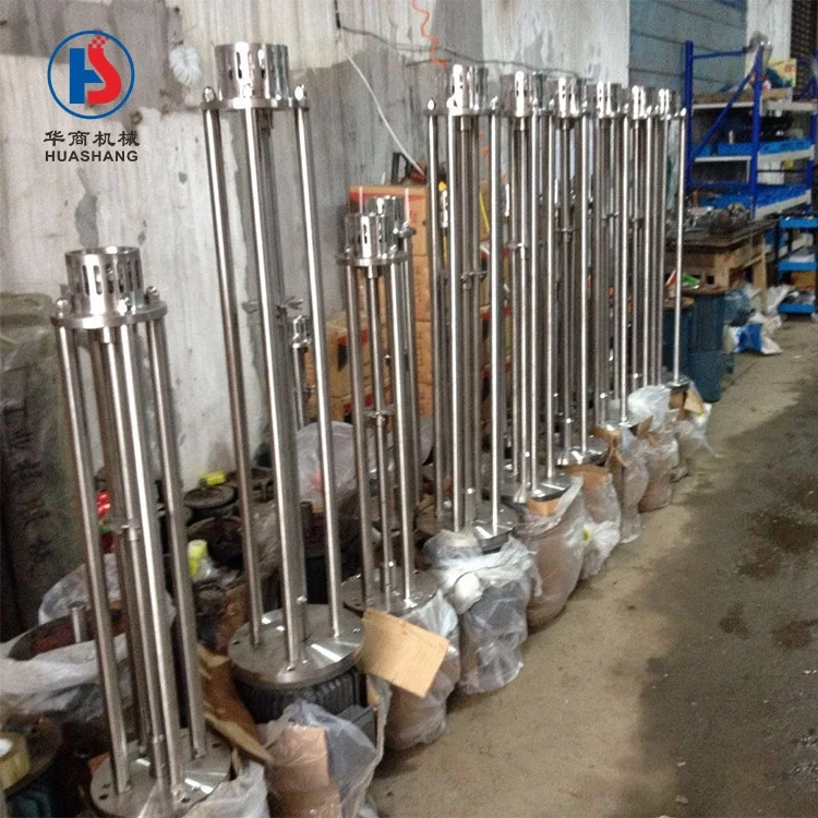 agitator liquid cosmetic batch dispersing stainless steel homogenizer worner lab emulsifier head