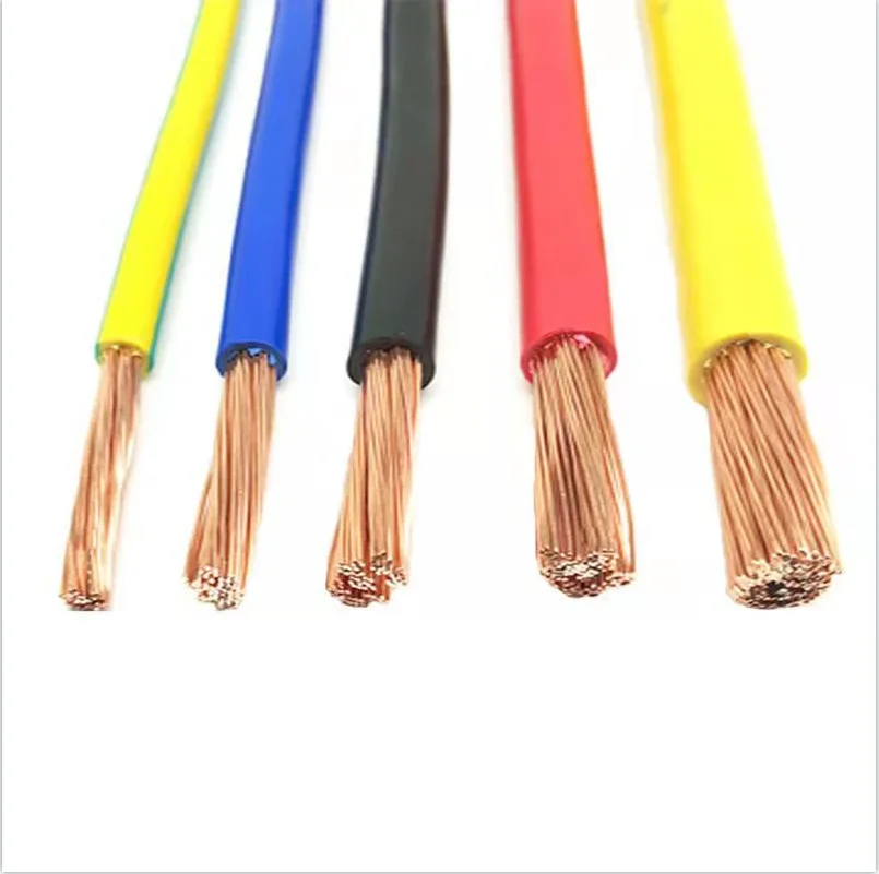 450/750v  PVC Cable Wire COPPER  RV RVV BV flexible BUILDING WIRE 16MM2 4 cable rvv 4 wire cable 6mm