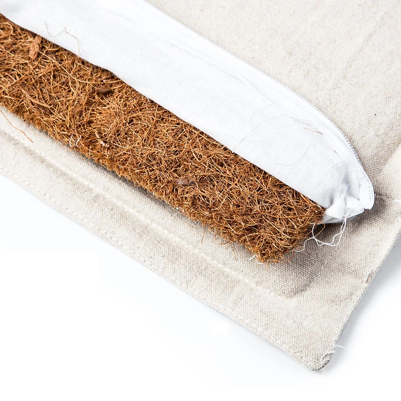 Eco Friendly Coconut Filled Lotus Acupressure Foot Body Massage Mat and Pillow Set
