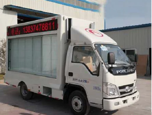 Outdoor p10 mobile advertising led screen /vehicle/van/trailer/ mounted truck led display