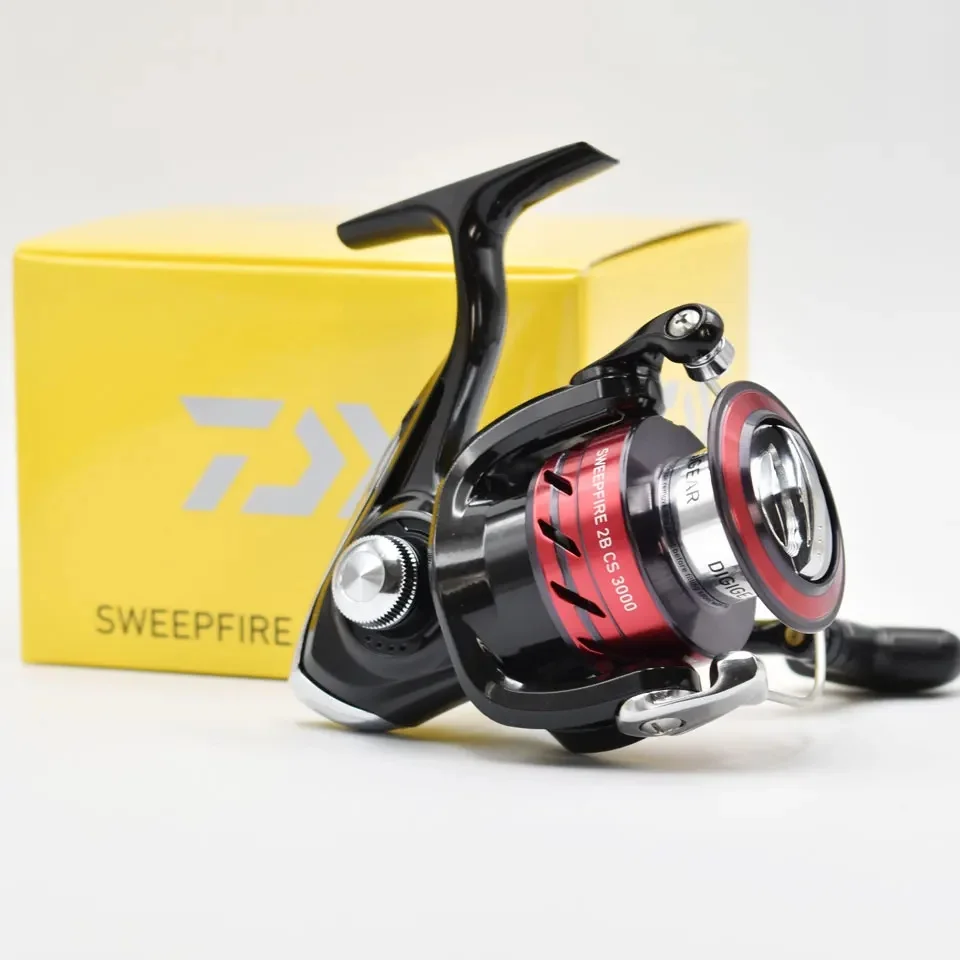 DAIWA SWEEPFIRE CS Спиннинг рыболовная Катушка 1500-5000 жесткая шестерня металлическая катушка для левой руки речное озеро ручей литье мощность 2-8 кг