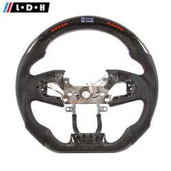 Customized Carbon Fiber Steering Wheel With LED For Honda CIVIC