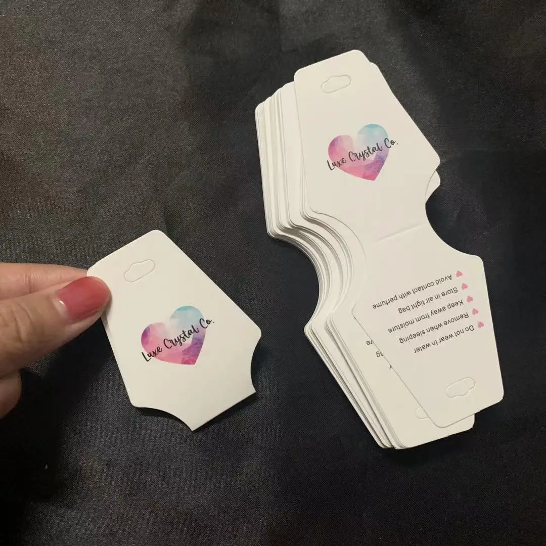 Custom Shape Printing Label Hang Tags For Clothing