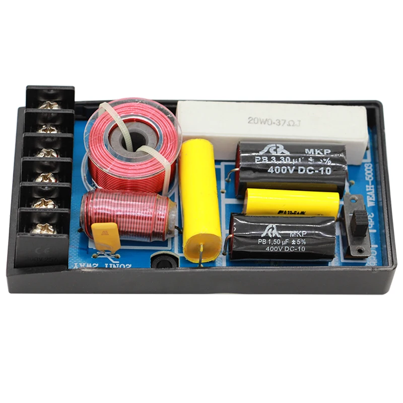 YOTO Factory Hot Sale 600 Watts Big Power 34mm Double Inductors 8 Ohms RA203 Treble Bass Car Crossover