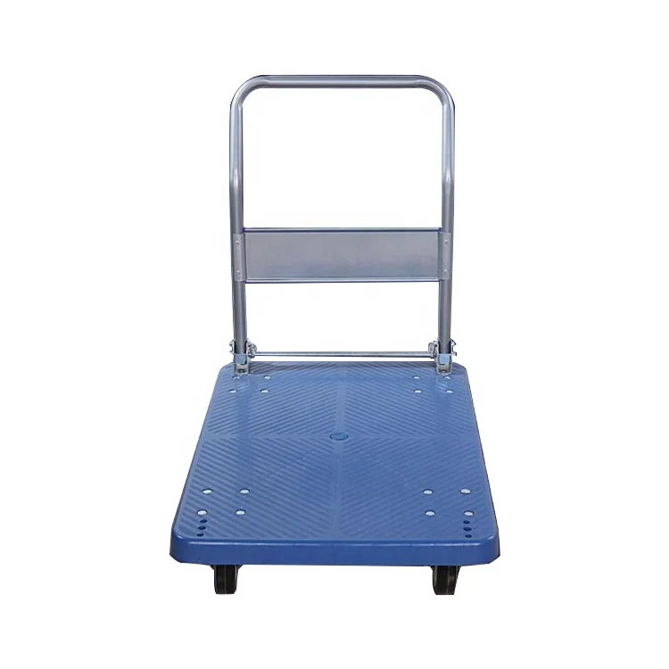 Long way platform Hand folding platform handle trolley /Folding Warehouse Cart With Factory Price heavy duty platform trolley