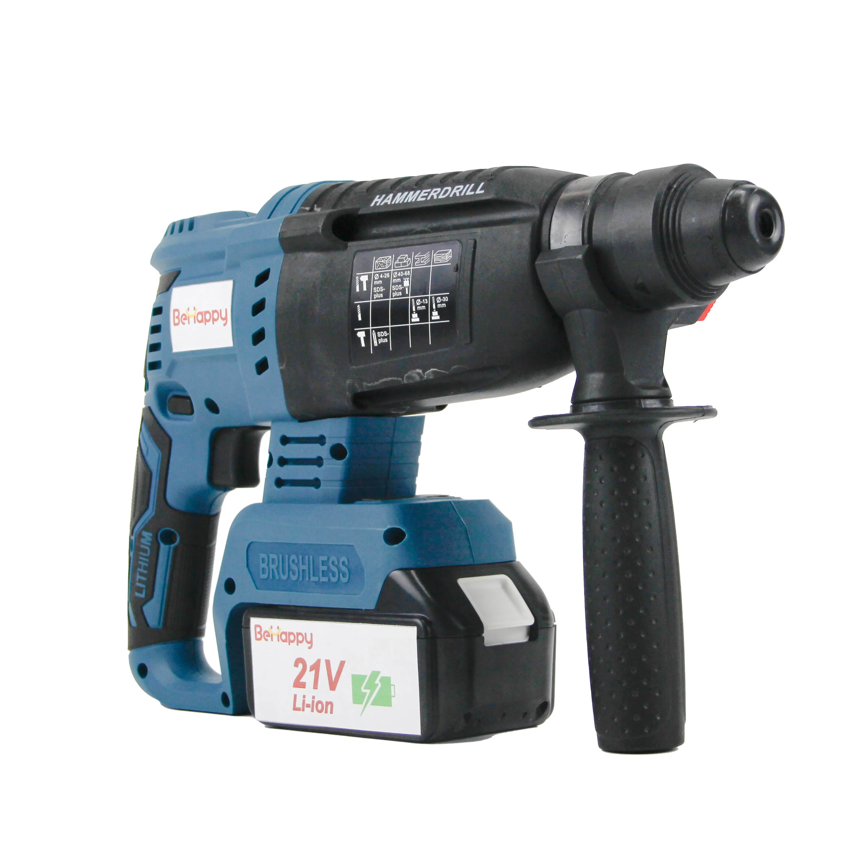 GOLDMOON concrete cordless power drill hammer impact drill with hammer 21V