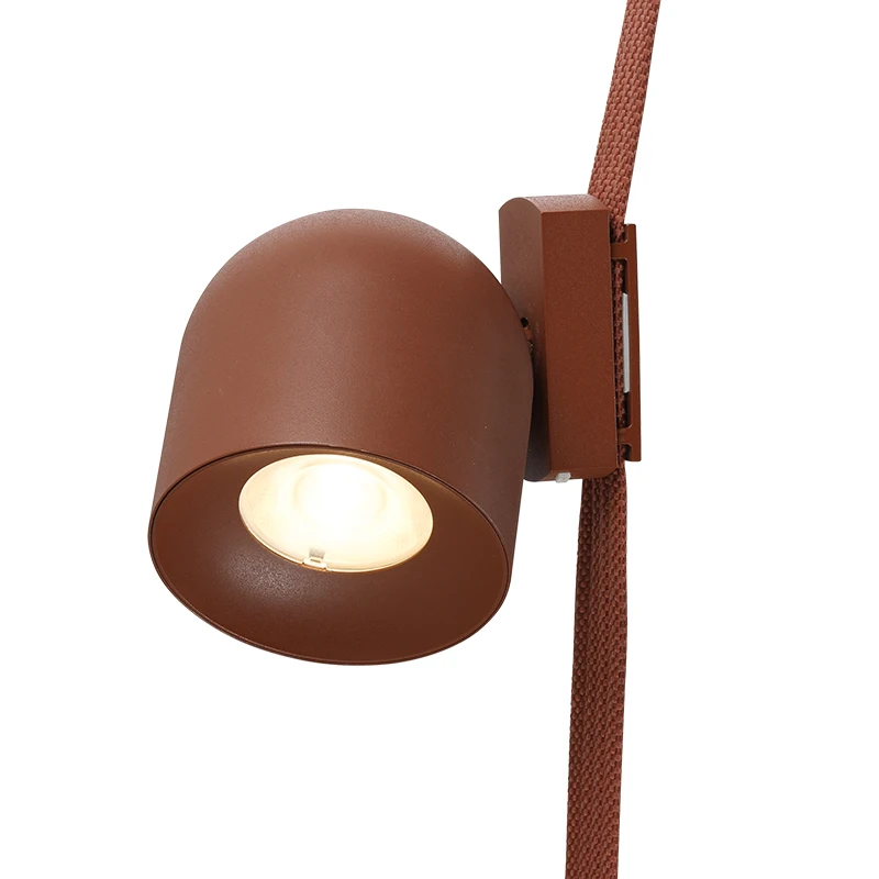 Vandolite creative design braided belt pendant light belt rail system linear track light for restaurant