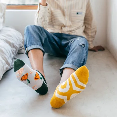 
UP-GRADE Summer Japanese school socks cotton GG socks 