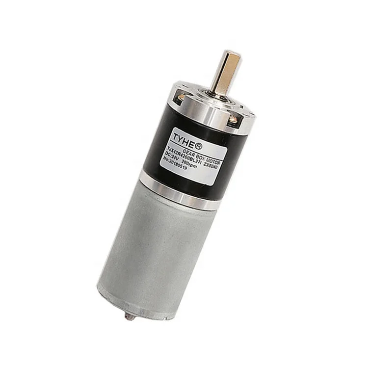 TYHE 12 В 24 в 42 мм постоянный магнит 0,4 об /мин низкий об / мин небольшой щеткой dc Электрический планетарный двигатель с кор