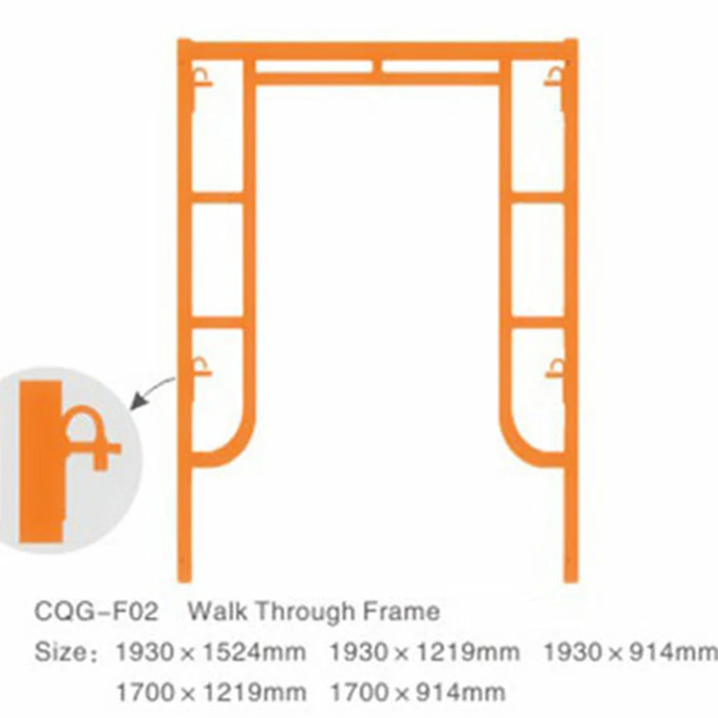 Hot sale mobile steel frame scaffolding for construction scaffolding wheel scafolding system