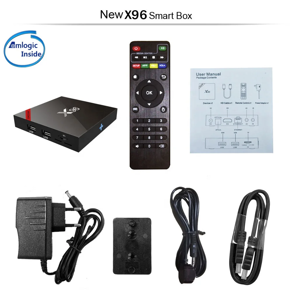Amlogic S905W Android Optional BT 4.0 Smart Tv Set-Top Box