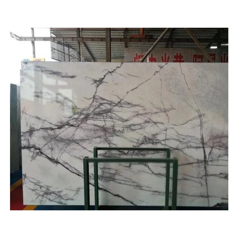 lilac marble with purple veins White Lilac white Marble Slab