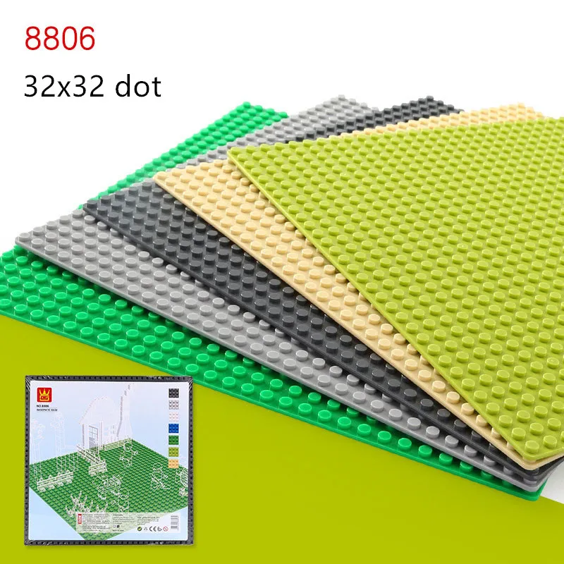 Wange High Quality Base Plates 32*32 Dots Building block Baseplate Plastic Bricks Baseplates Compatible Brand 8806
