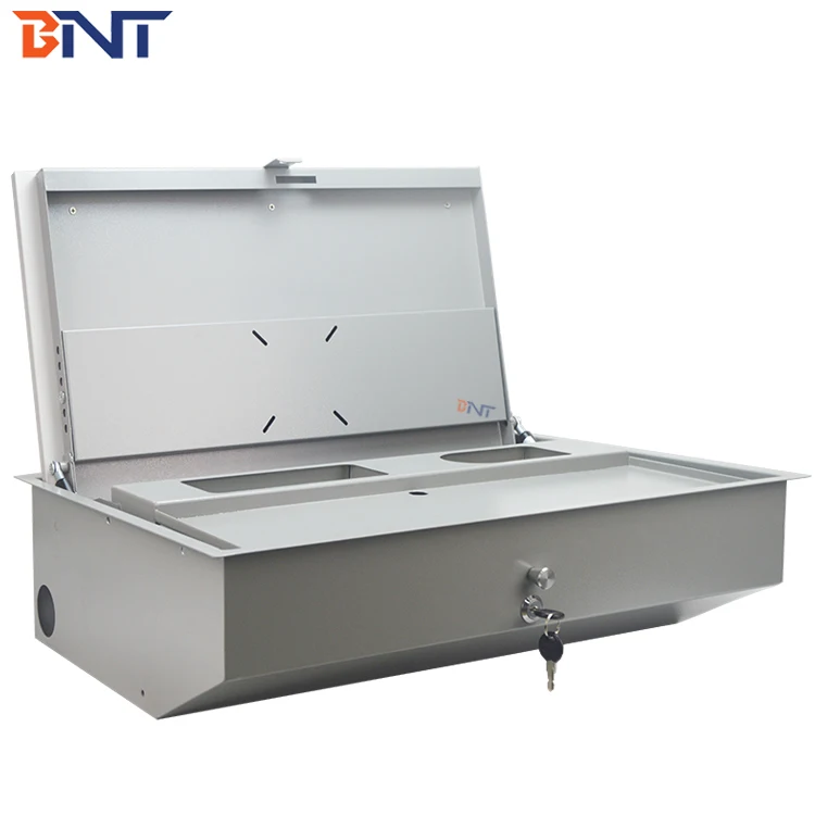 BNT LCD monitor manual security flip top case for the student computer desk case