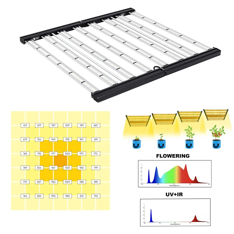 2022 Foldable Design 0-10V dimming signal Veg Strip Led Grow Light USB