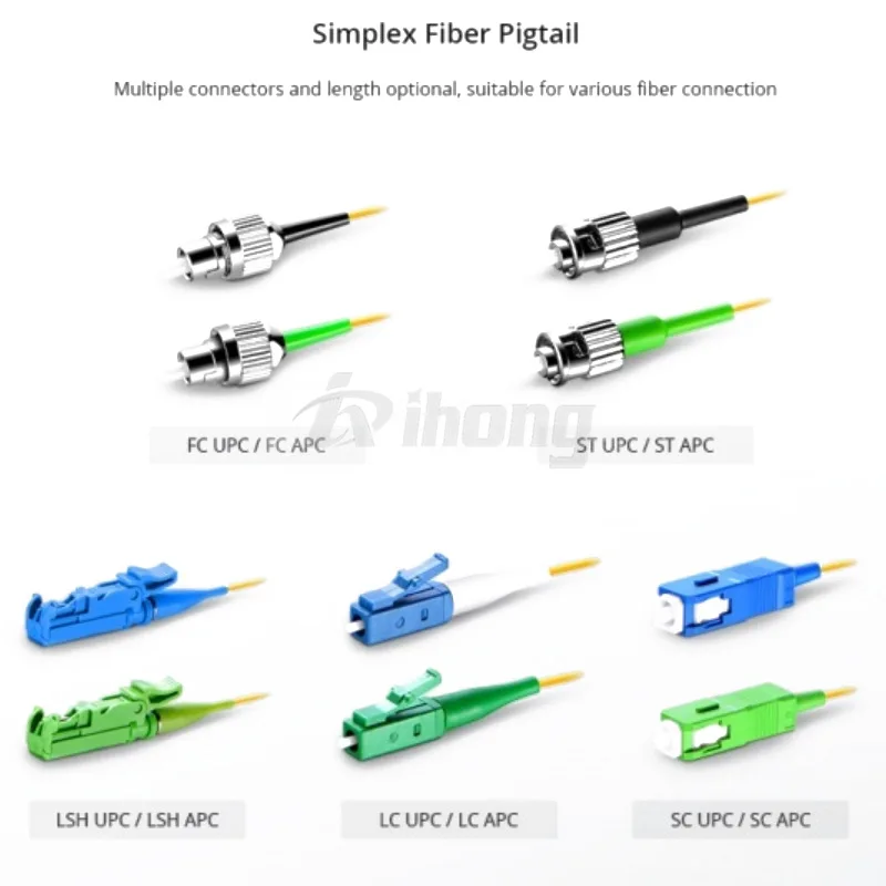 Factory price LC/UPC-FC/APC-SM-DX-2.0/3.0mm LC-FC DX  9/125um singlemode fiber optic patch cord
