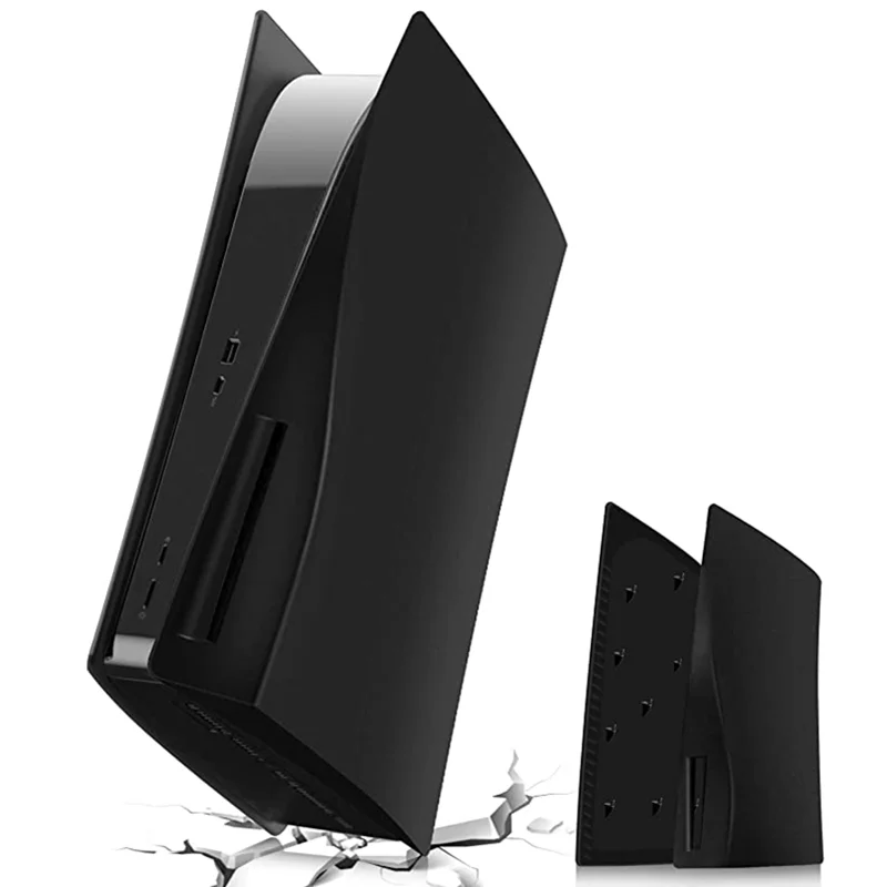 Anti-Scratch Plastic Skin Removable Protective Case For PS5 Host Cover Replacement Plate digital faceplate