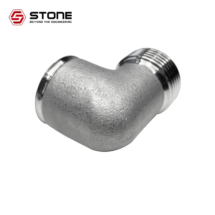 STONE OEM Custom Size 10mm-100mm Elbow Fittings investment casting stainless steel fittings