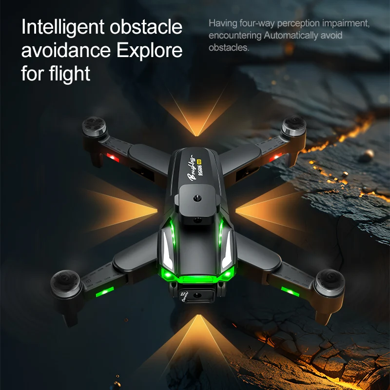 RG606MAX drone GPS obstacle avoidance aerial photography quadcopter brushless dual camera aircraft