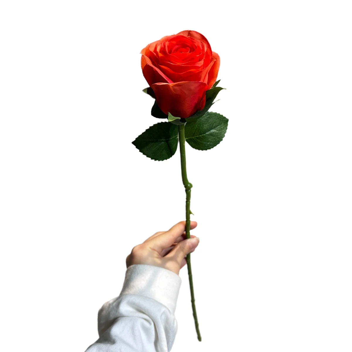 supplier customizable silk fake flower single stem artificial flower roses for home party decoration