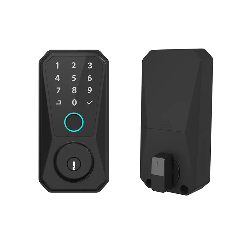 Xiamen Electric Smart Waterproof Cyber Door Lock Tuya Me Home Remote Control with Fingerprint  and WiF for Front Door Lock