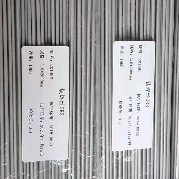 Gold supplier sale AWS a5.16 ErTi 1 titanium straight welding wire