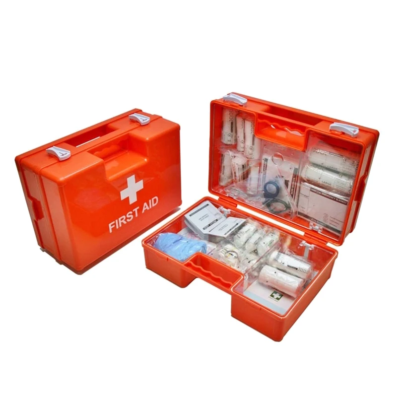 
Custom logo medical first aid kit wall mounted first aid box with lock 