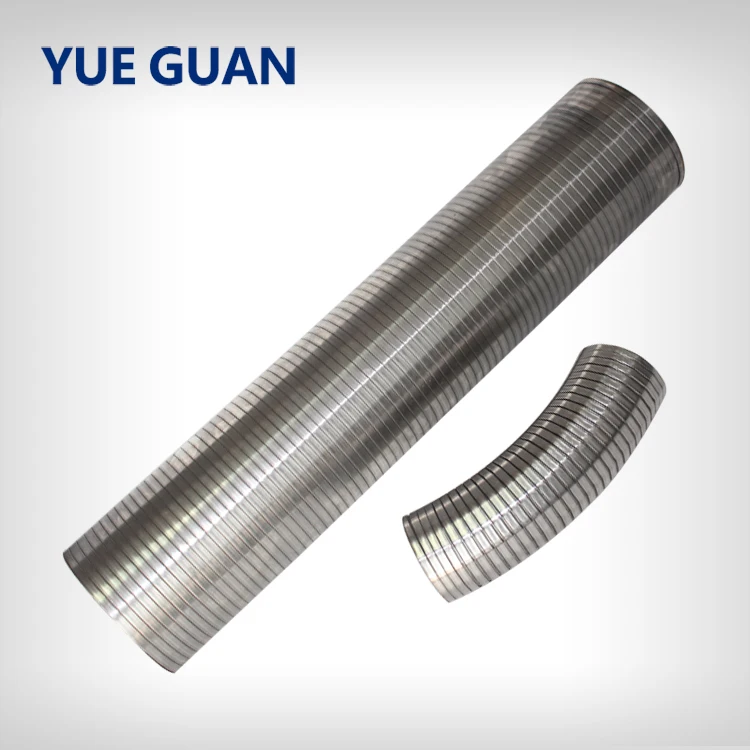 SS304 Flex Pipes Competitive Price Exhaust Flexible Pipe Exhaust Flex Tubes With Smooth Interlock