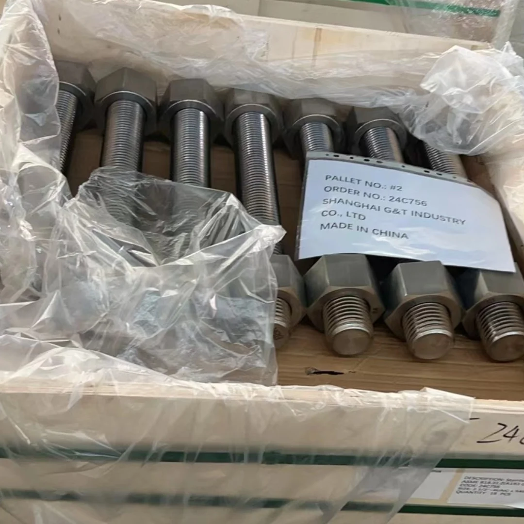 Special Material Fastener C276 A193 B8M A453 Grade 660 Full Thread Stud Bolt DIN 976