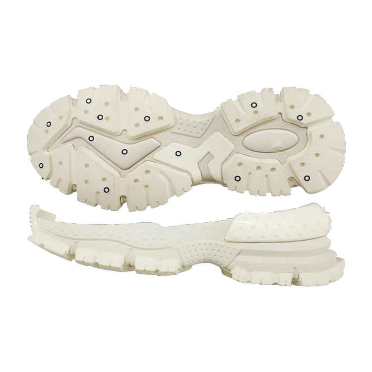 Новое поступление, белая резина + Эва + ТПУ подошва для мужской повседневной спортивной обуви и массивной обуви