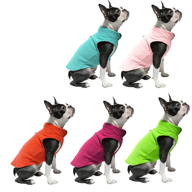 Manufacturer Wholesale Multi Color Soft Fleece Pet Clothes Apparel Dog Clothes Winter