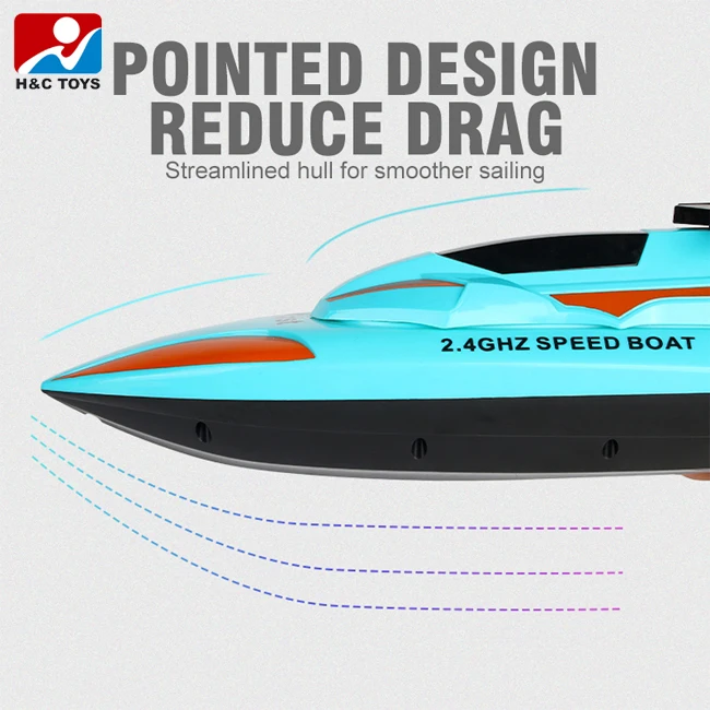 Simulation Mini Water Ship with Light Remote Control 2.4g 5 Channel Speedboat Toy Kid Rc Boat