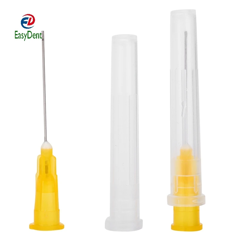100pcs/bag Dental Endo Irrigation Needle Tip 30GA End-Closed & half cut Endo Syringe End-Closed Side Hole Disposable Needle