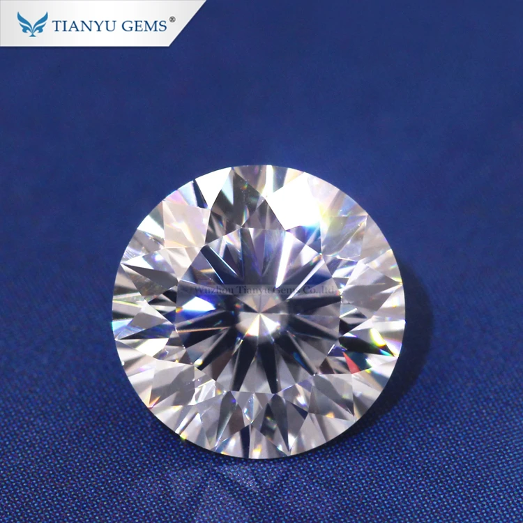 Made in China Wholesale Moissanite Diamond round 12 heart & arrow moissanite per carat price
