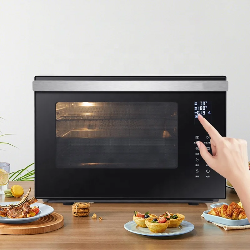 40L countertop smart combi Steam oven bread convection bakery electric toasters pizza oven for baking