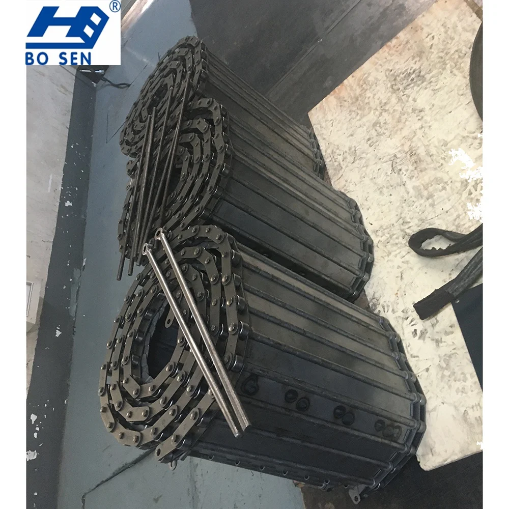 For Cnc Machine Tool Customized Stainless Steel  Transmission Chain Hinged Belt Chip Conveyor Belt