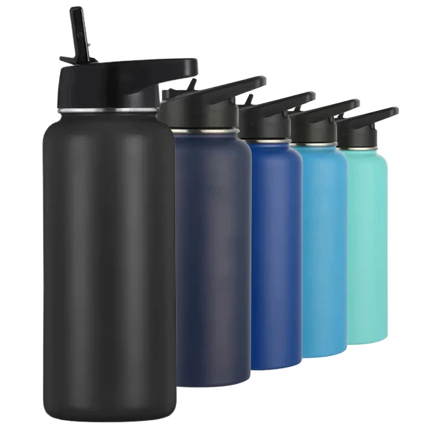Eco Friendly 32 oz 40 oz 950 ml 1200 ml 1 Litre Thermoses Stainless Steel Water Bottle