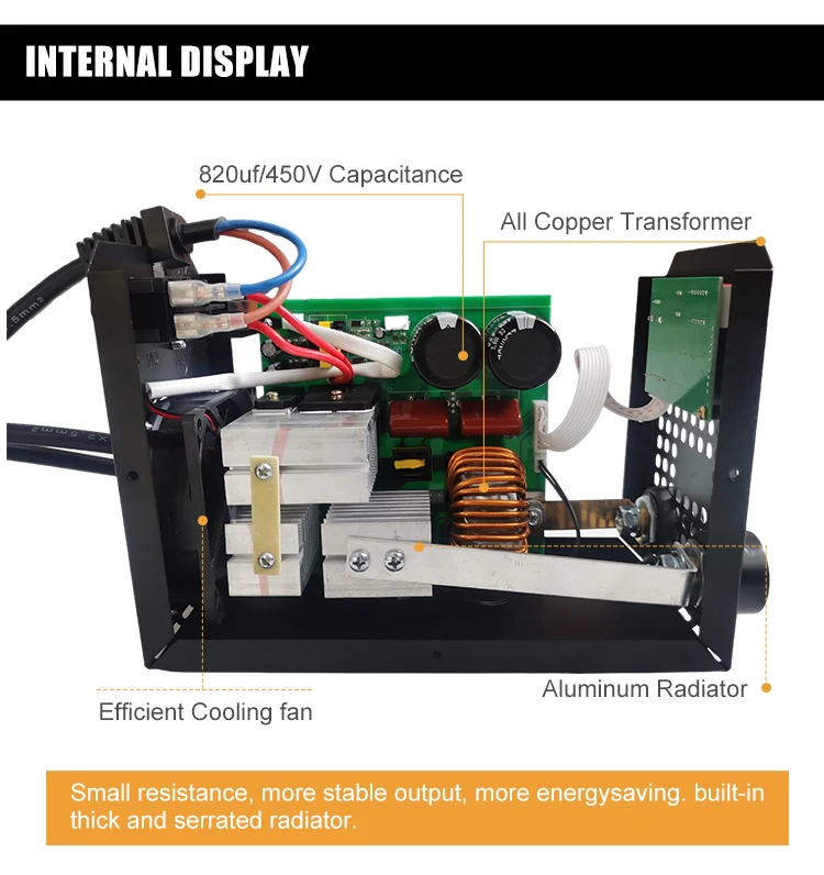 Arc Welder Inverter IGBT Arc Welding Machine DC Small Size Voltage 220 Volt 50/60HZ