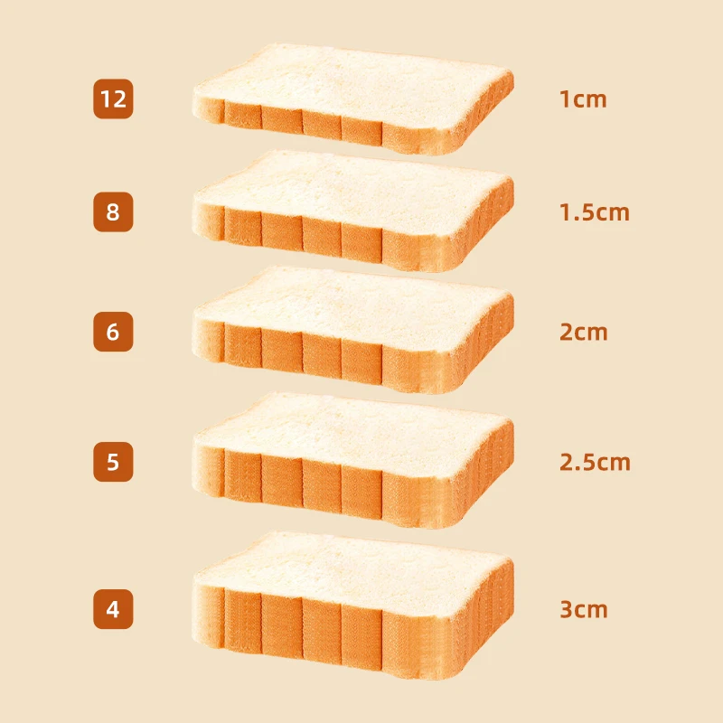 Plastic Foldable Adjustable square Baked Bread Slicer Bread Knife Holder Cutting Guide Toast Rack for Kitchen