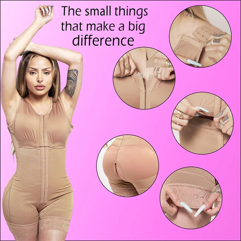 Fajas Shapewear Postpartum Shapewear Bodysuit Shapewear Women Full Body Shaper