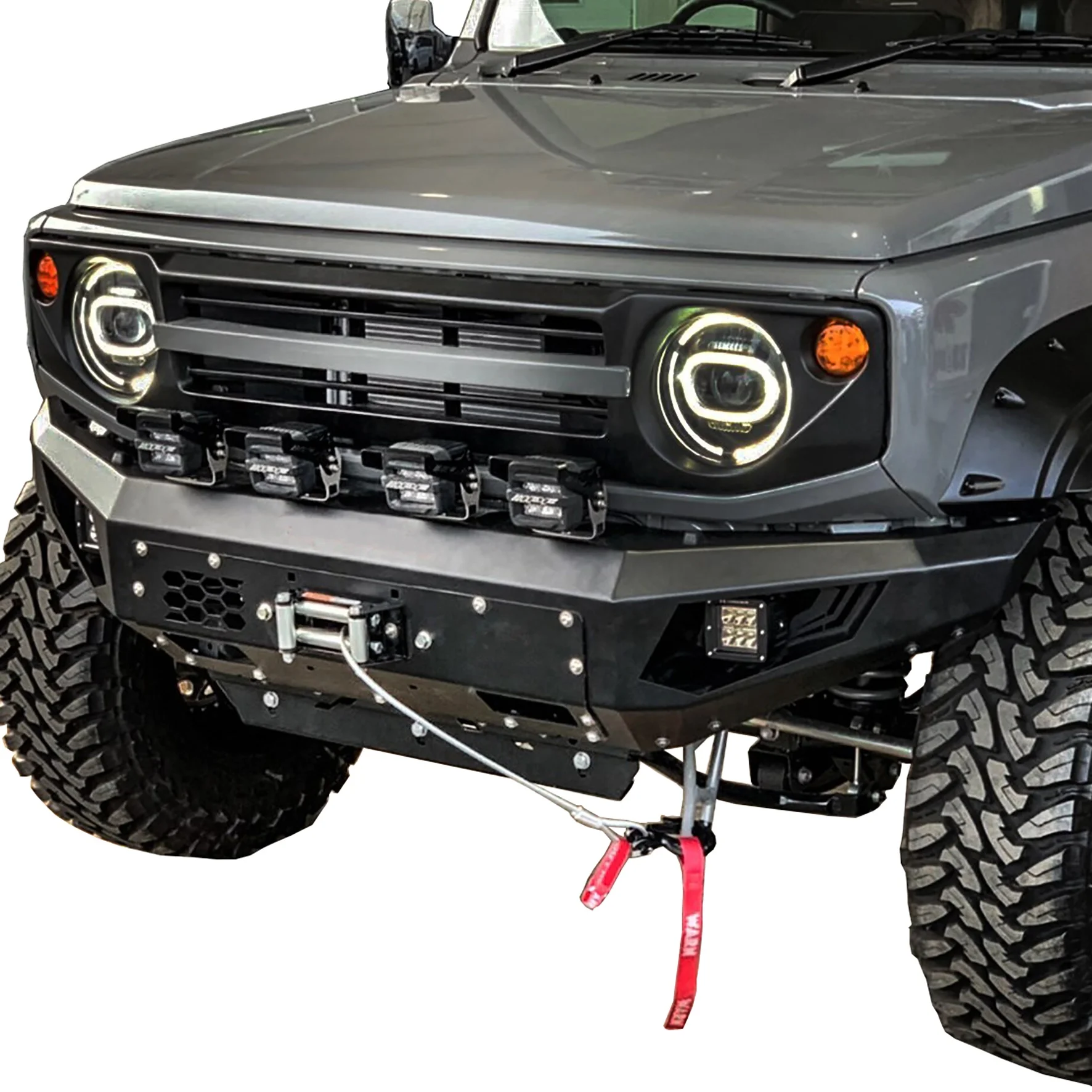 Front Bumper For SUZUKI Jimny 2019+ Material Steel  Warranty 1 year OEM Logo