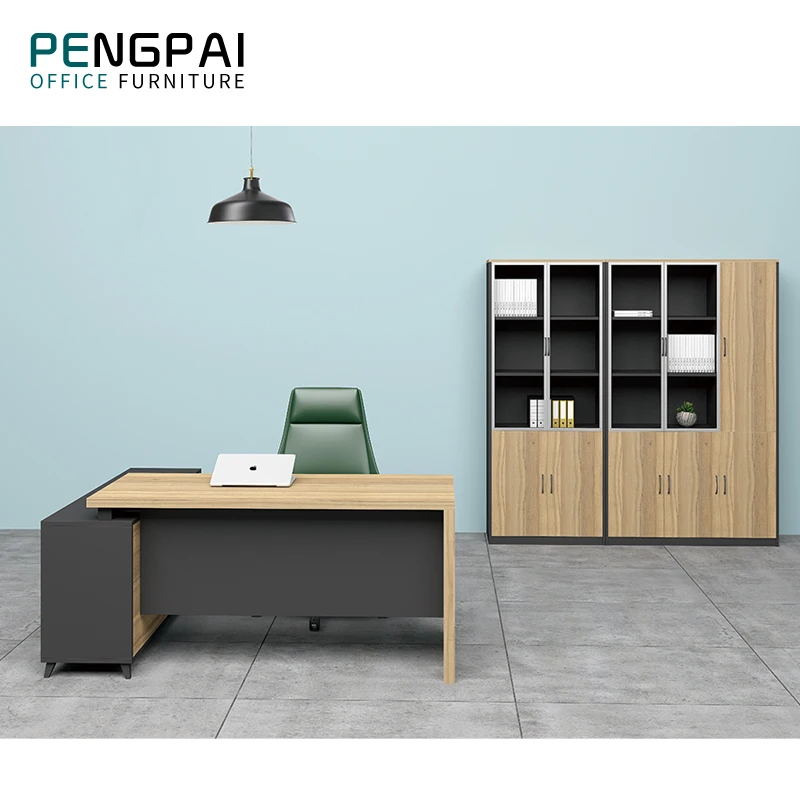 Pengpai Fashion mdf wooden durable antique modern office table
