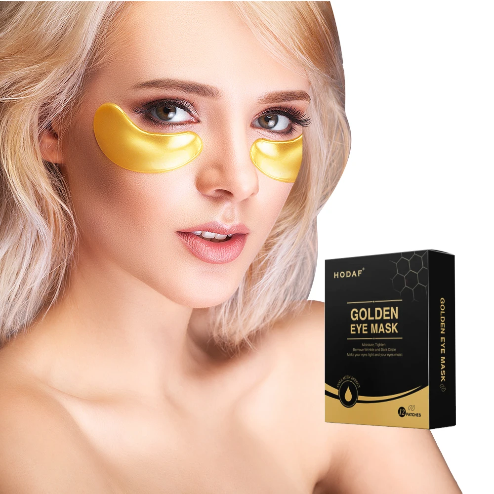 Professional Care For Puffy Eyes Dark Circles Golden Eye Masks Skincare Treatment For Men Women